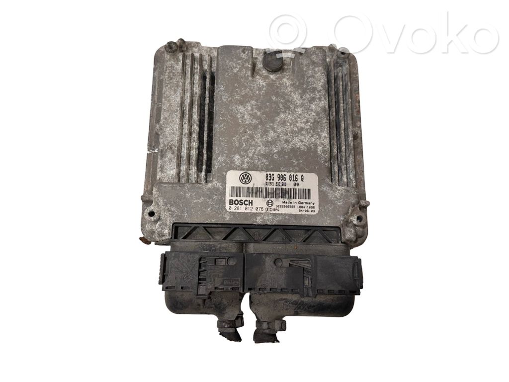 Engine control unit/module   03G906016Q,1039S06565,0281012076