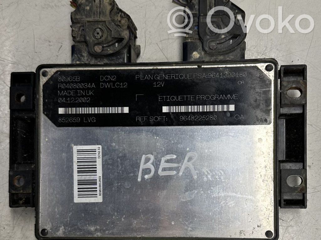 Peugeot Partner Calculateur moteur ECU 