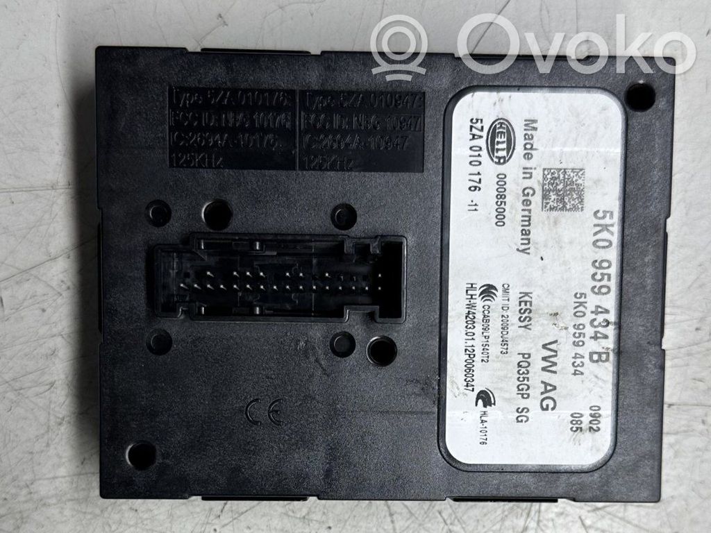 Skoda Superb B6 (3T) Module de contrôle sans clé Go 