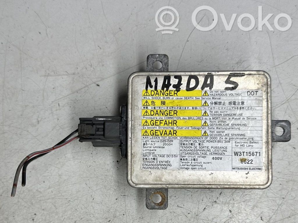 Mazda 5 Xenon control unit/module 