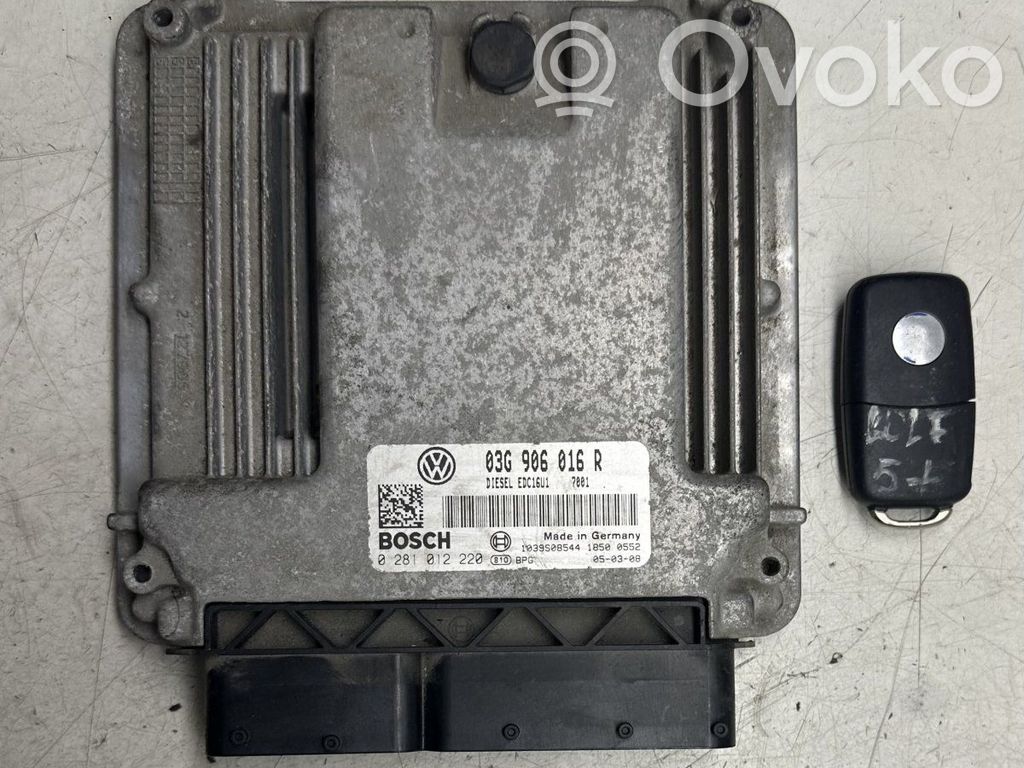 Engine control unit/module   0281012220,03G906016R,1039S08544