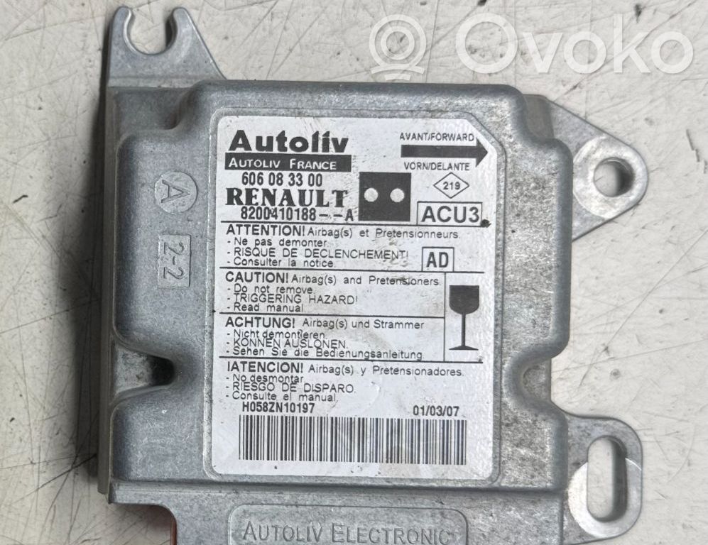 Renault Kangoo I Module de contrôle airbag 
