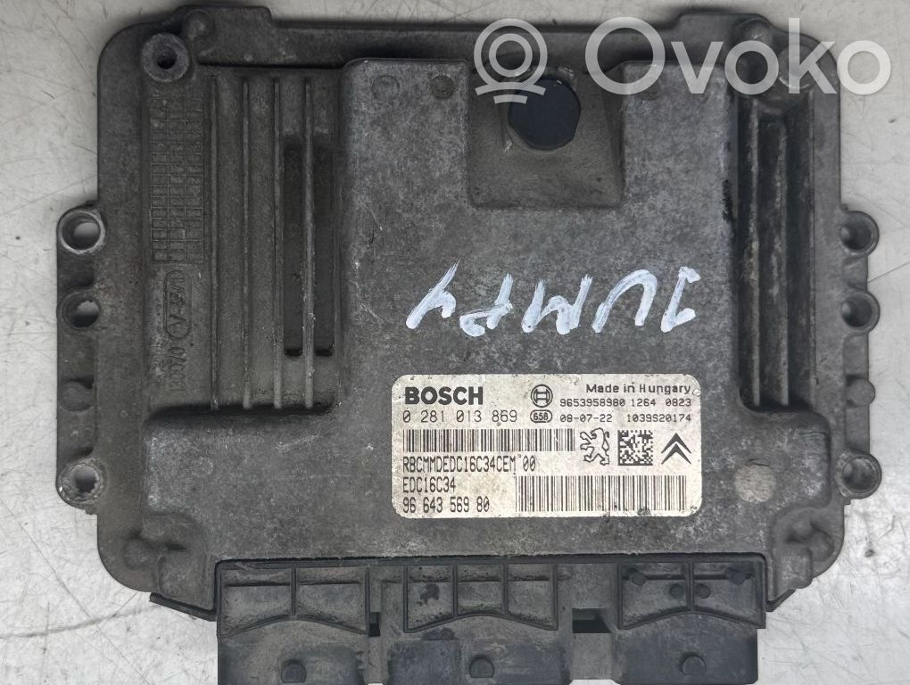 Peugeot Expert Engine control unit/module 