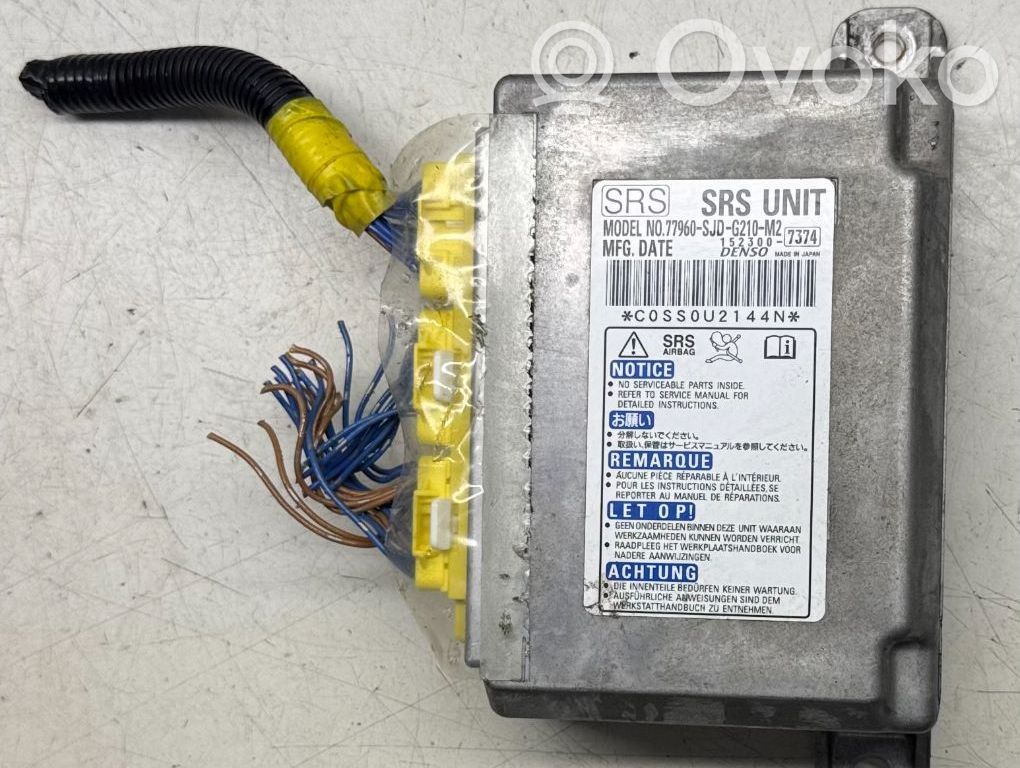 Honda FR-V Airbag control unit/module 