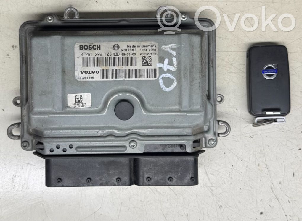 Engine control unit/module   0261209108,31286086,1039S27438