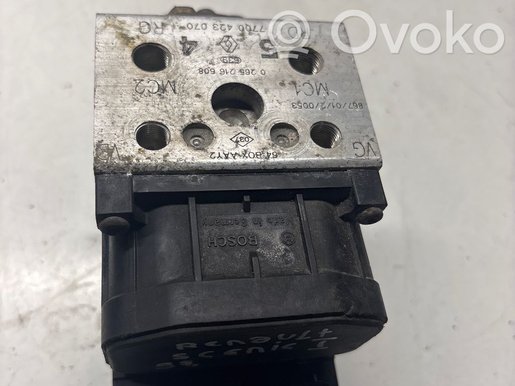 ABS-pumppu   7700423070,0265216608
