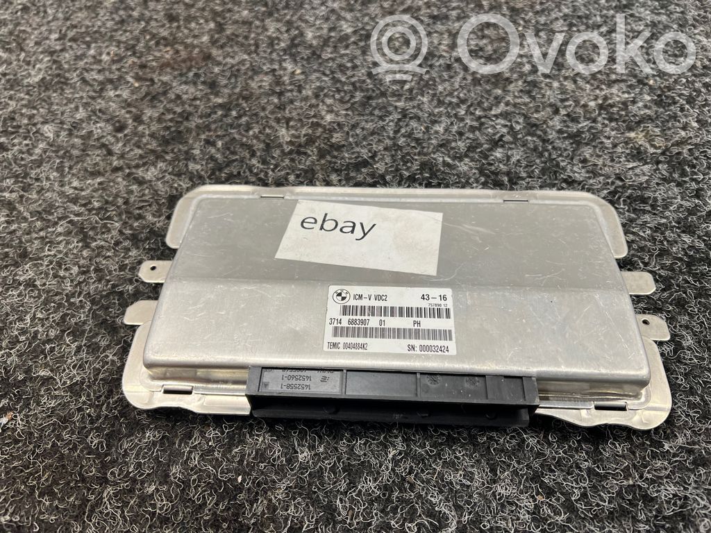 BMW 7 F01 F02 F03 F04 Sterownik / Moduł zawieszenia pneumatycznego 