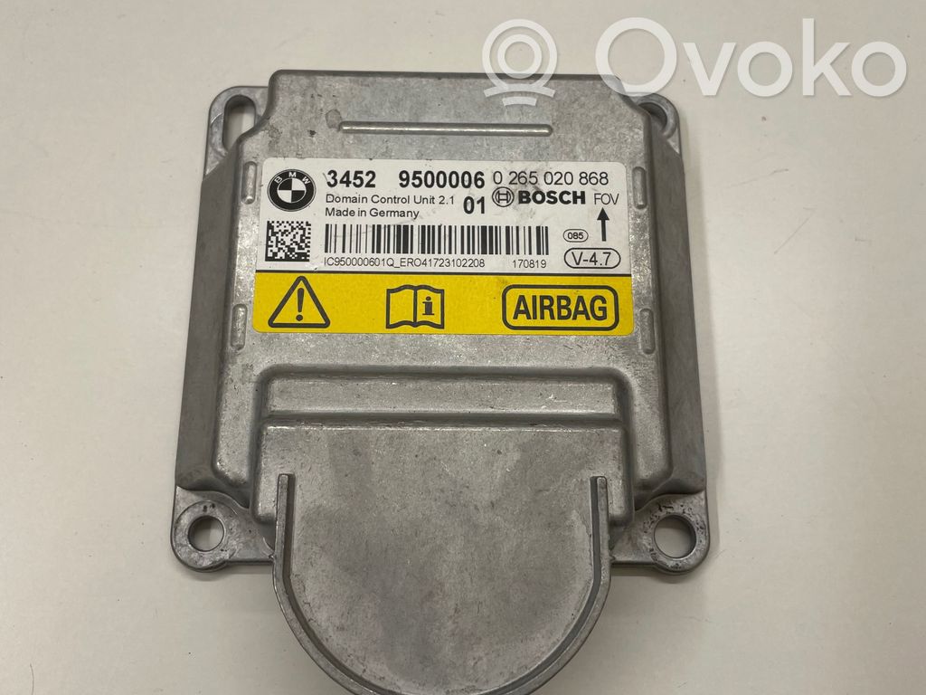 BMW X5 F15 Sterownik / Moduł Airbag 