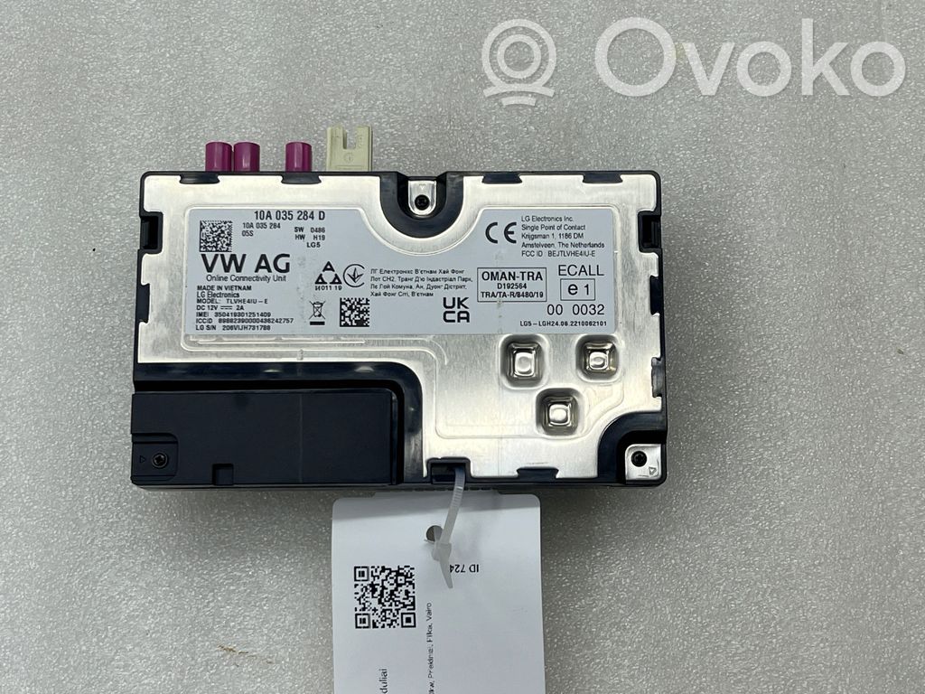 Volkswagen ID.4 Otras unidades de control/módulos 