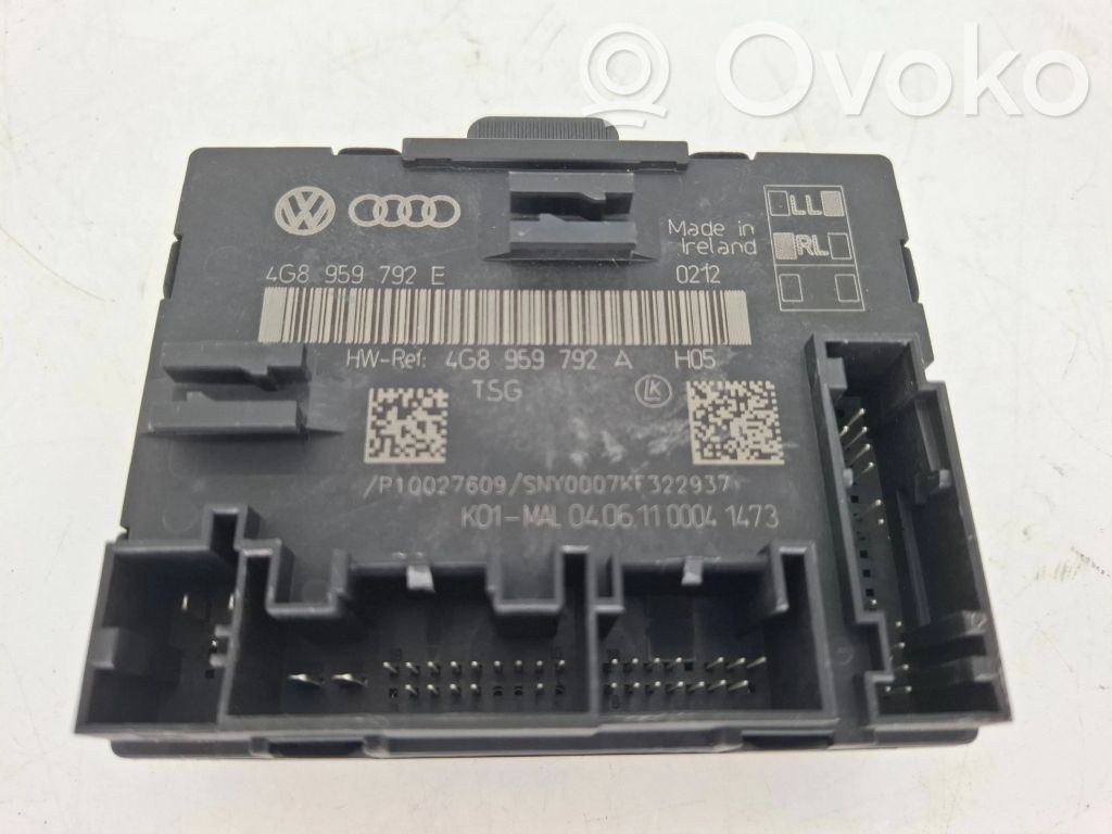 Audi A6 S6 C7 4G Door control unit/module 
