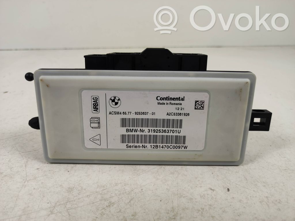 BMW 5 F10 F11 Sterownik / Moduł Airbag 