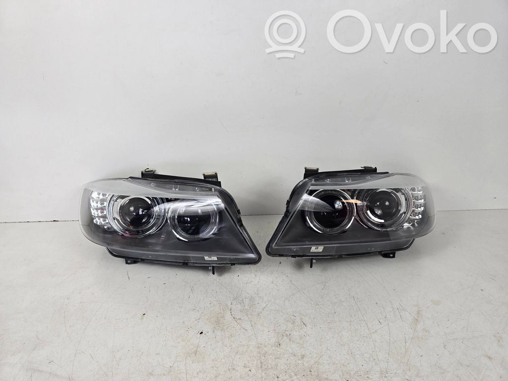 BMW 3 E90 E91 Priekinių žibintų komplektas 