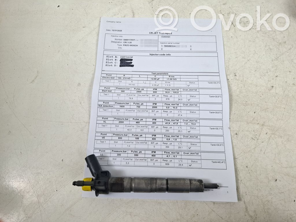 BMW 1 E81 E87 Fuel injector 