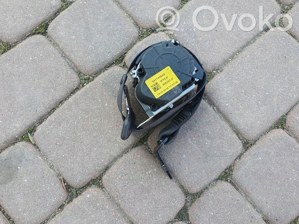 Opel Astra K Cinturón trasero 