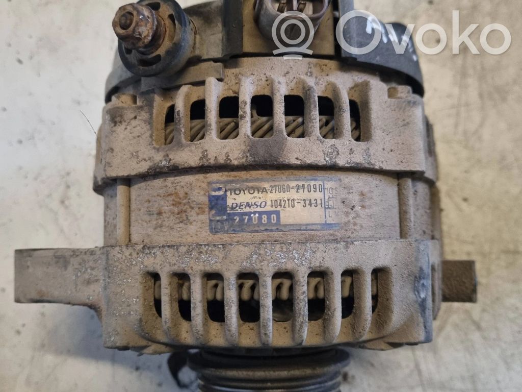 Toyota Corolla Verso E121 Alternador 