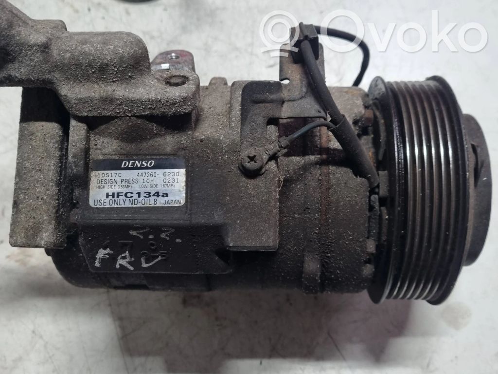Kompresor / Sprężarka klimatyzacji A/C   4472606230,10S17C,38810RBDE11,38810RBEE11,38810RJLE01,38810RMAG01,38810RMAG02,4472205900,4472606070,4472606080