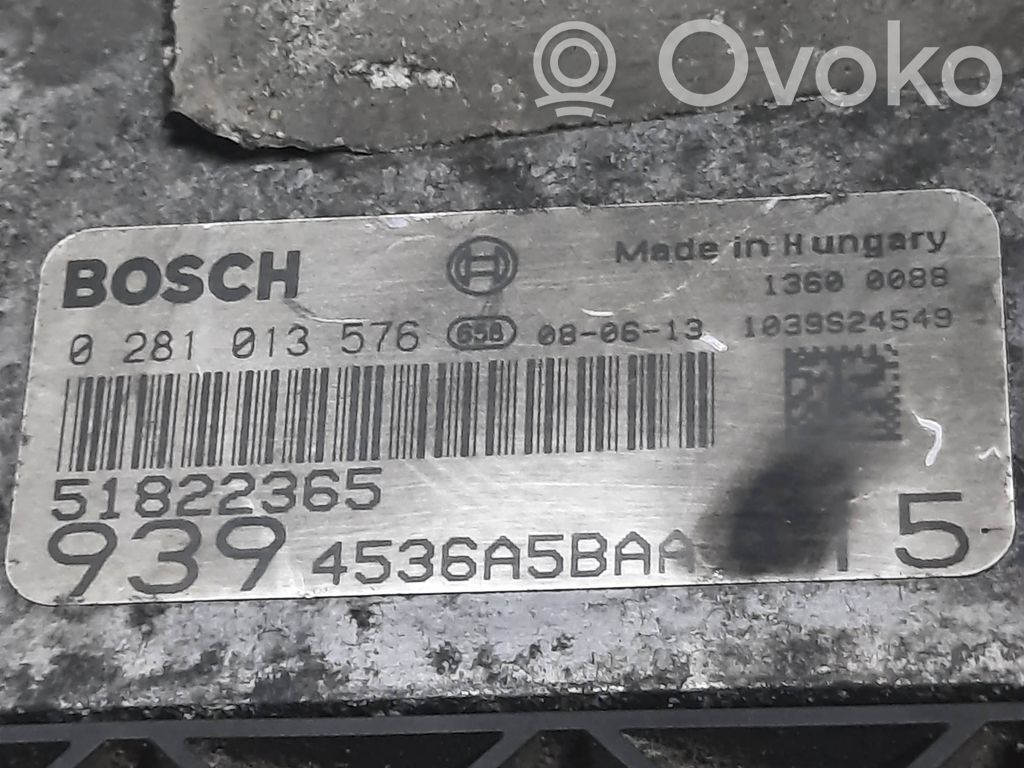Alfa Romeo 159 Engine control unit/module 