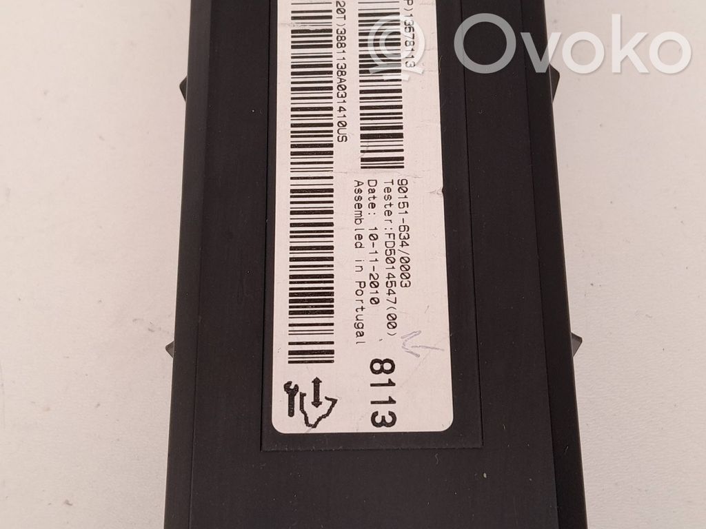 Opel Astra J Air conditioning/heating control unit 