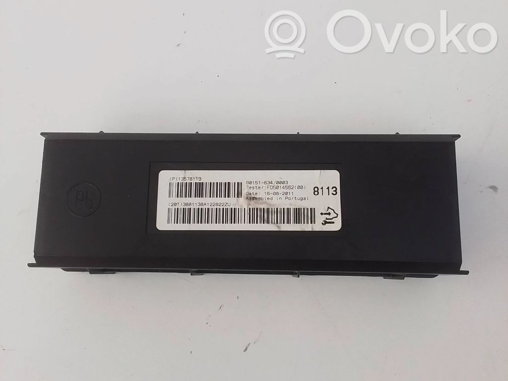 Opel Astra J Air conditioning/heating control unit 