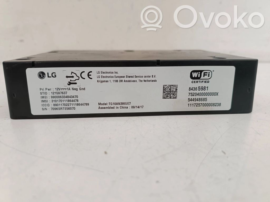 Other control units/modules   84365981,544948685