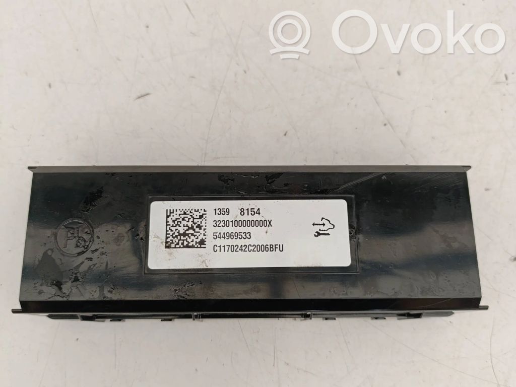 Opel Astra K Air conditioning/heating control unit 