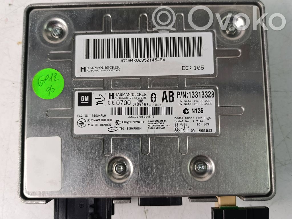 Bluetooth control unit module   13313328