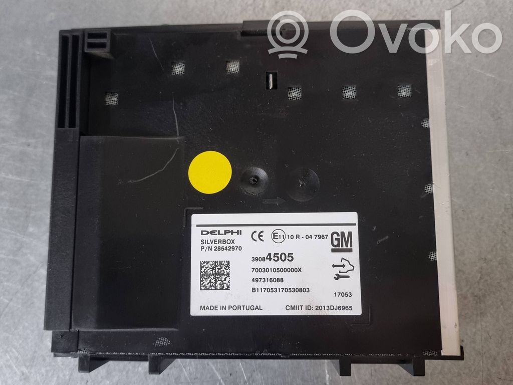Opel Astra K GPS navigation control unit/module 