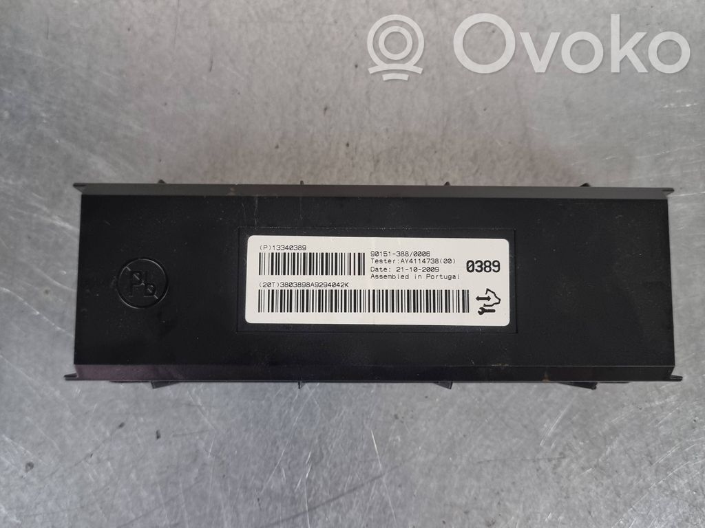 Opel Astra J Air conditioning/heating control unit 