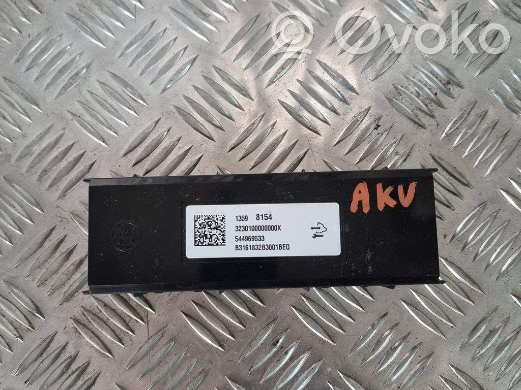 Opel Astra K Air conditioning/heating control unit 