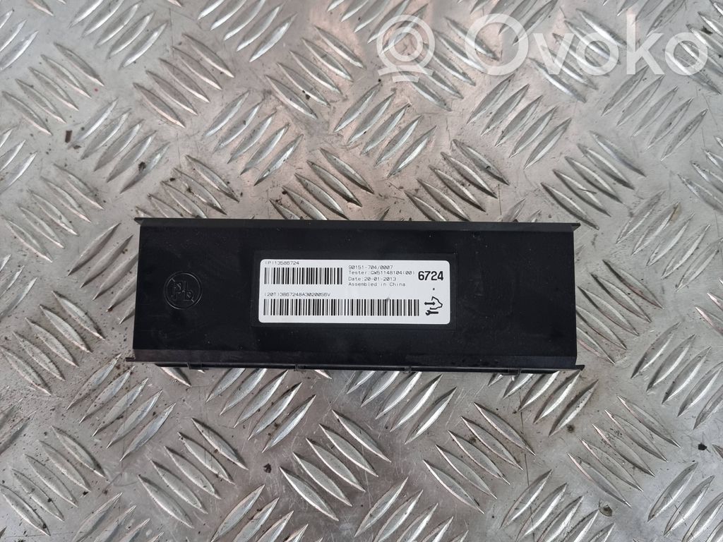 Opel Mokka Air conditioning/heating control unit 