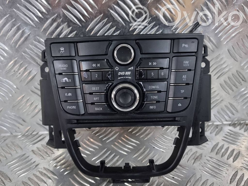 Opel Astra J Climate control unit 