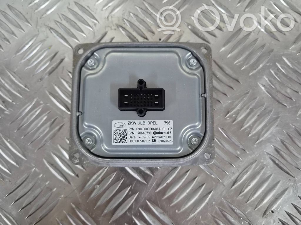 Opel Astra K Module de ballast de phare Xenon 