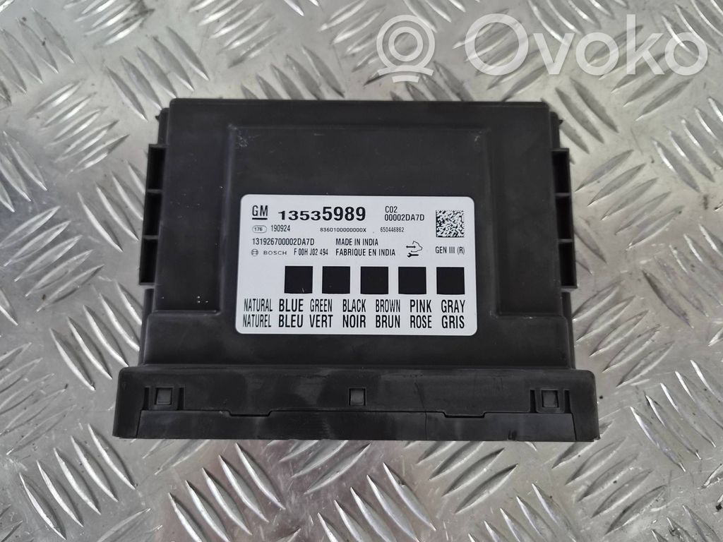 Opel Astra K Comfort/convenience module 