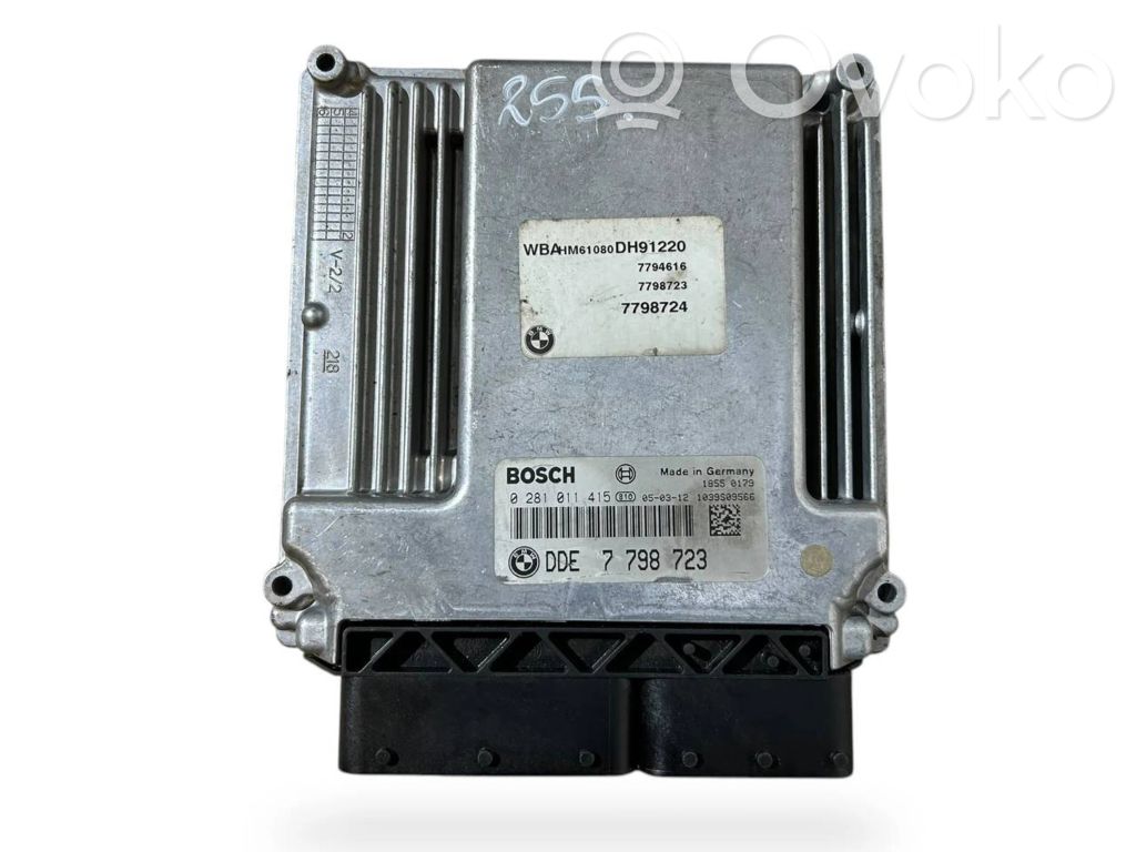 BMW 7 E65 E66 Engine control unit/module 