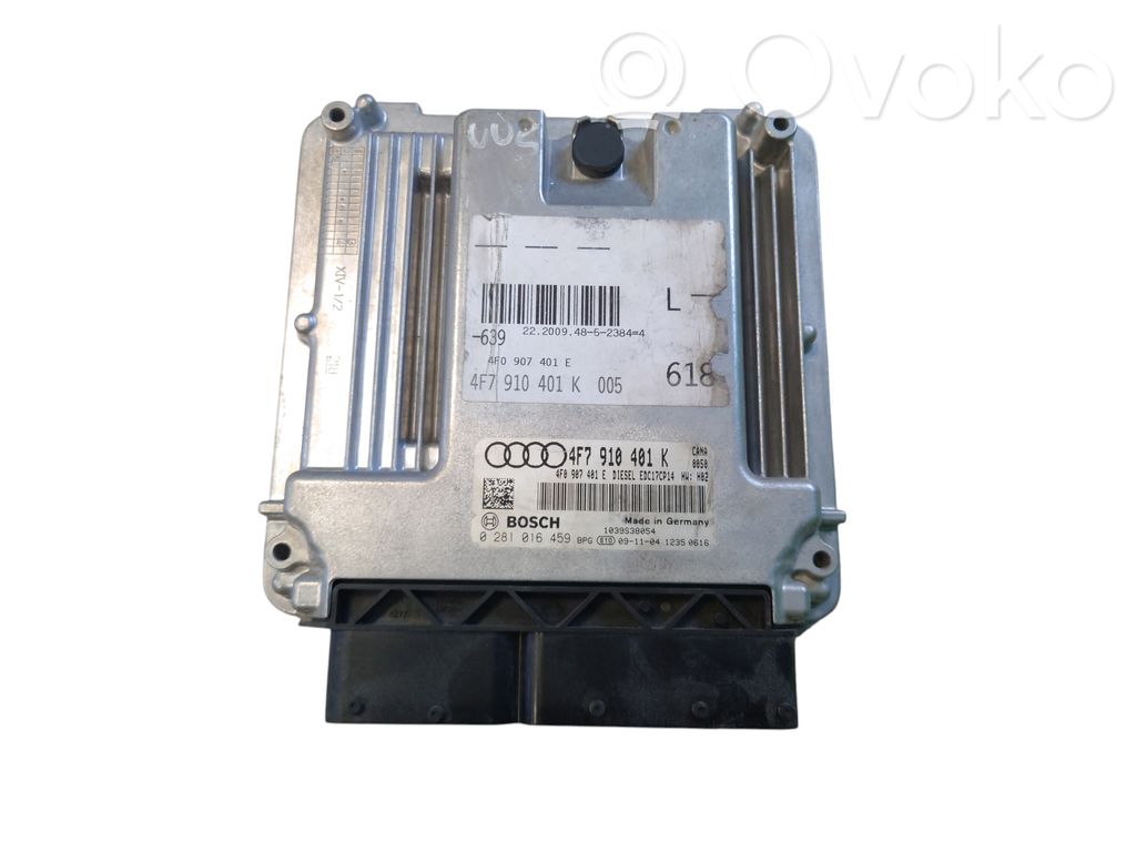 Engine control unit/module   4F7910401K,4F0907401E,4F1910401K,0281016459