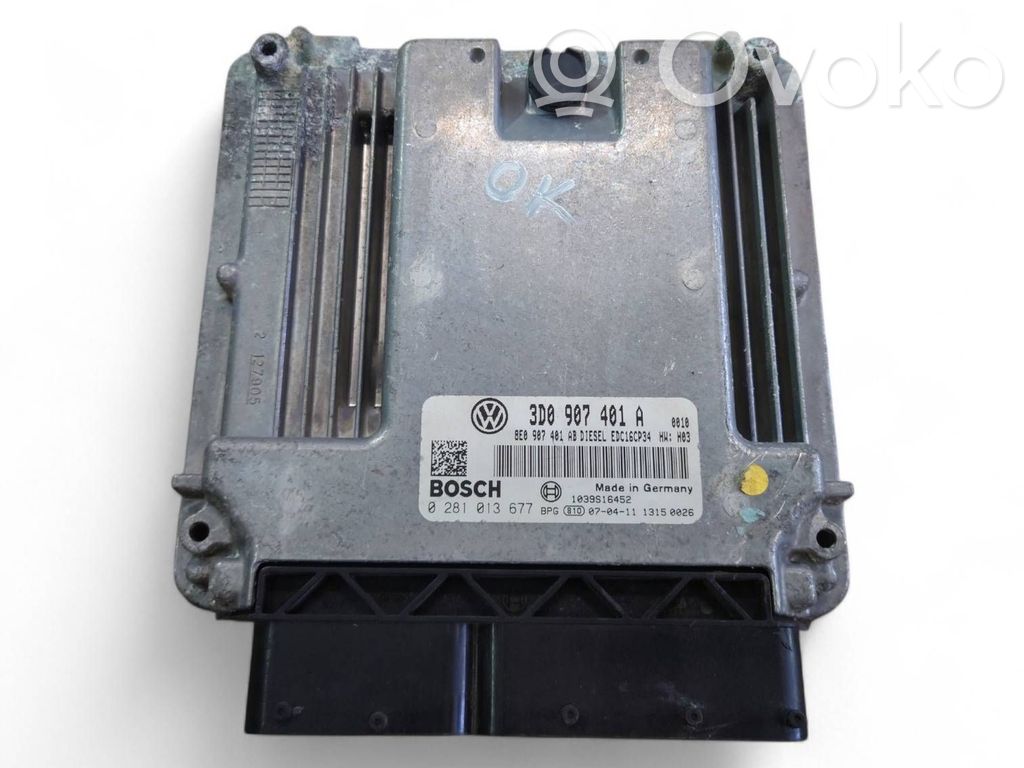 Volkswagen Phaeton Engine control unit/module 
