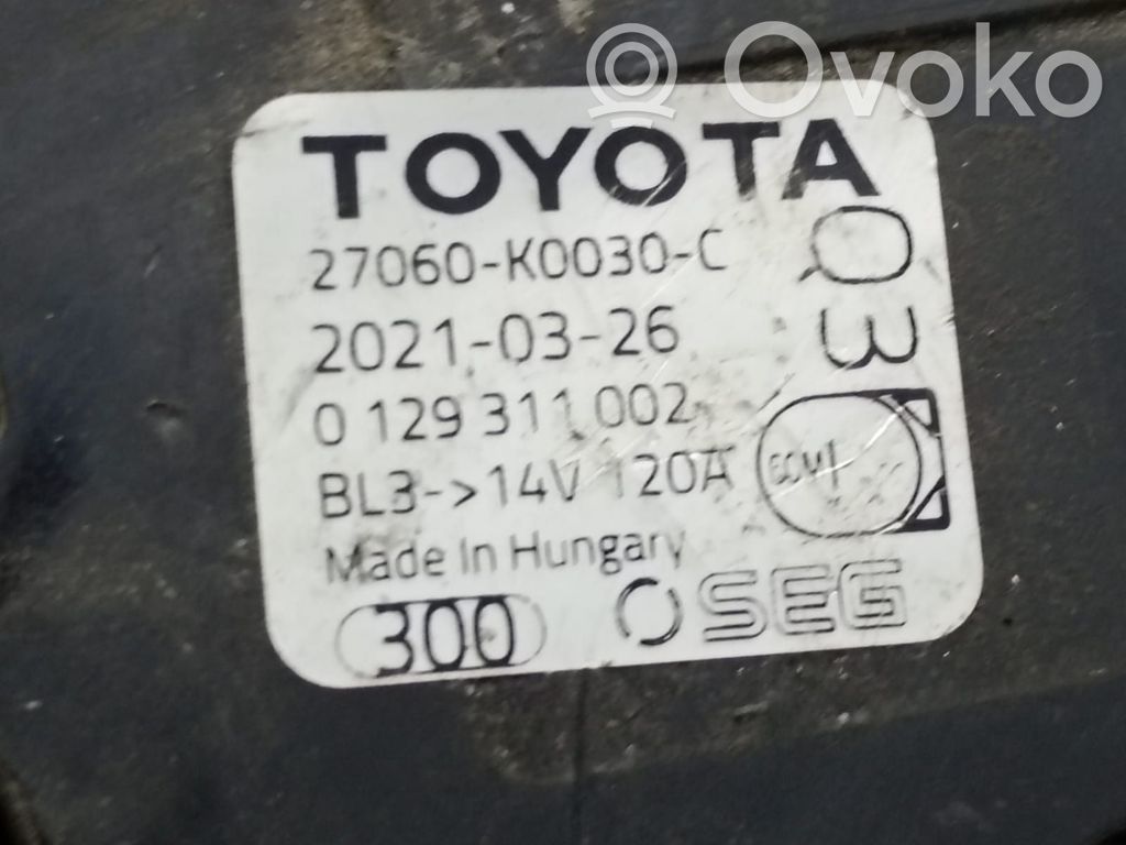 Toyota Corolla E160 E170 Generatore/alternatore 