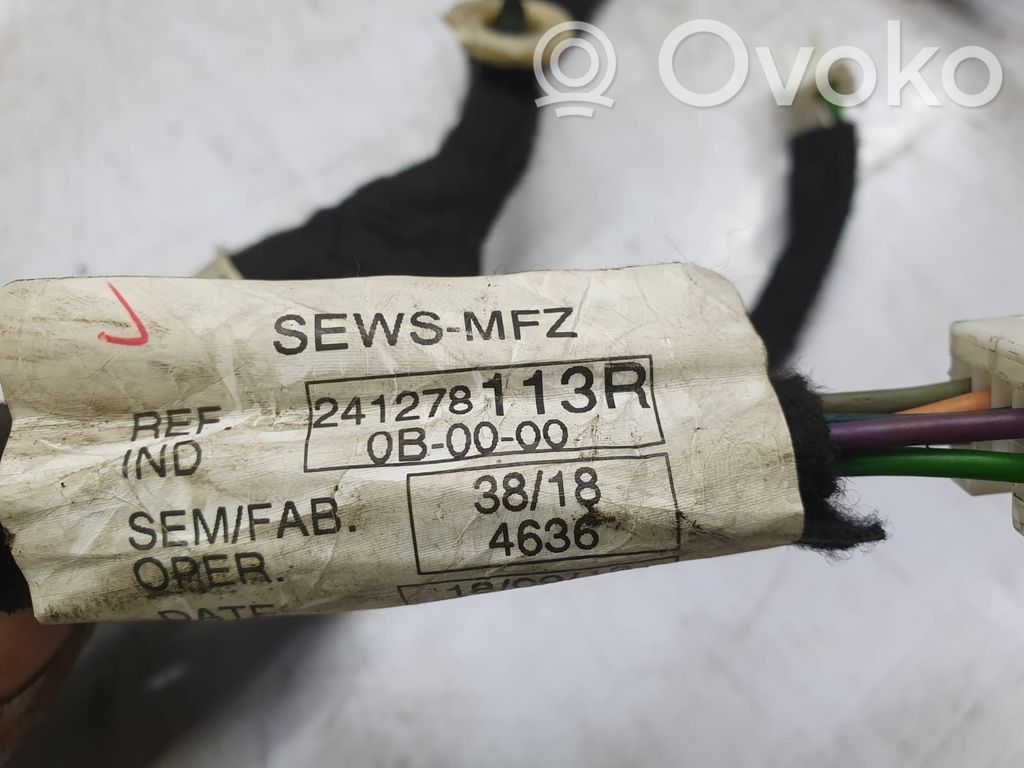 Renault Captur Cableado de puerta trasera 