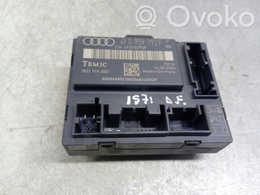 Audi A6 S6 C6 4F Module confort 