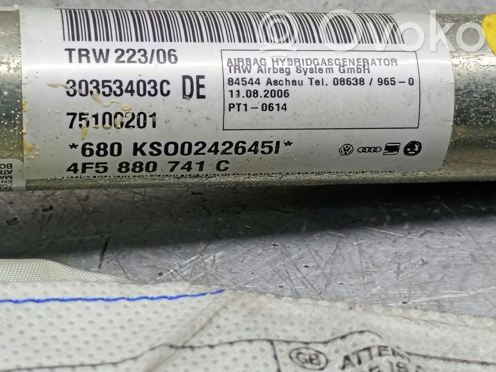 Audi A6 S6 C6 4F Airbag del techo