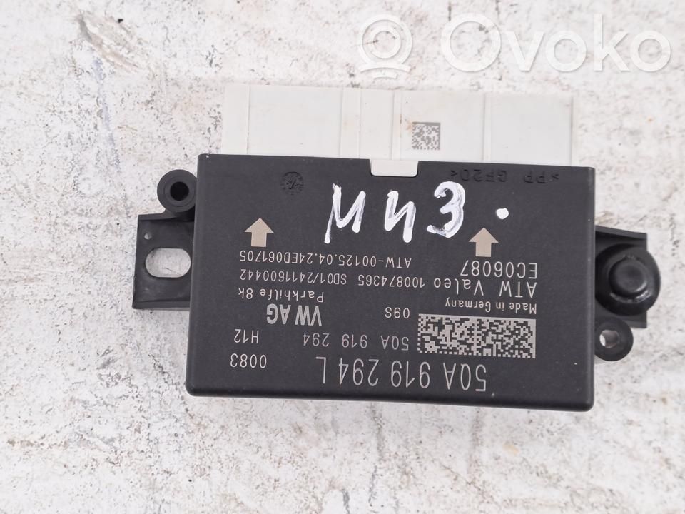 Volkswagen Polo VI Unidad de control/módulo PDC de aparcamiento 