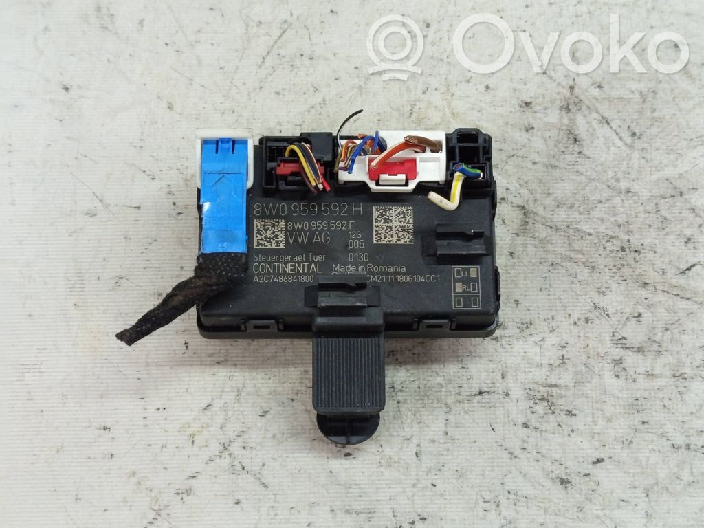 Audi A4 S4 B9 Unité de commande module de porte 