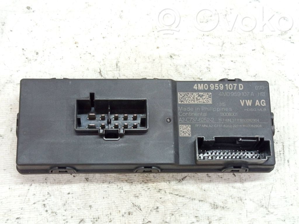 Tailgate/trunk control unit/module   4M0959107D,4M0959107A,A2C73762522