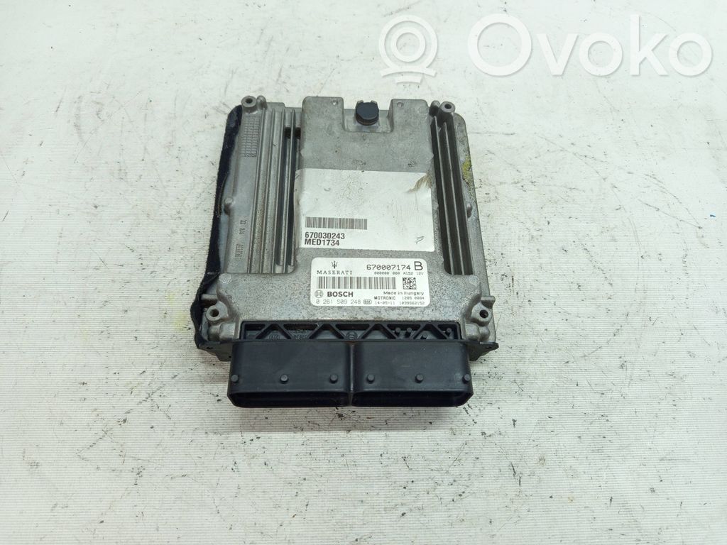 Maserati Ghibli Engine control unit/module 