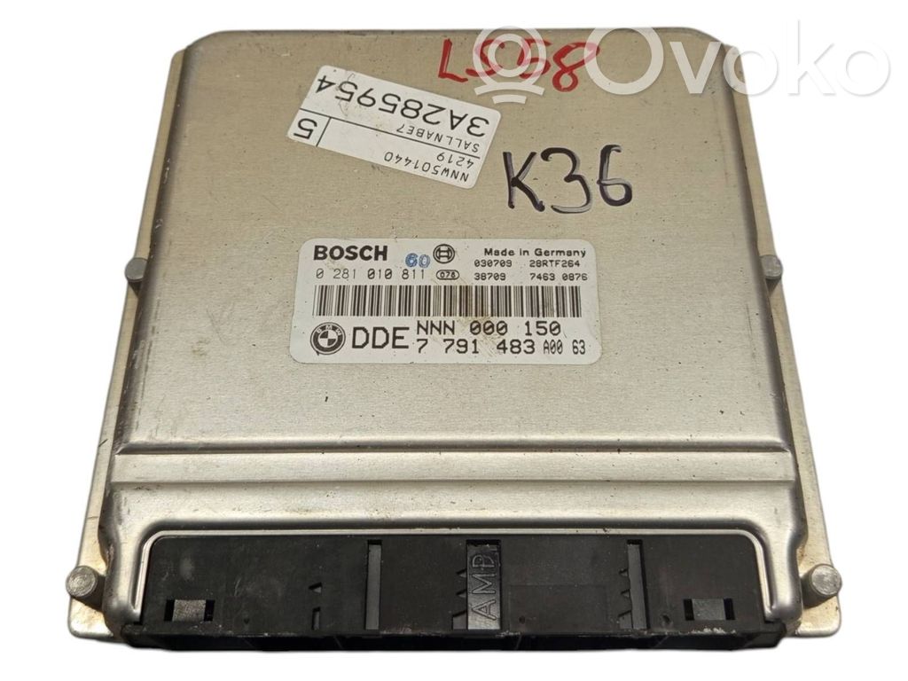Engine control unit/module   7791483,0281010811,NNN000150