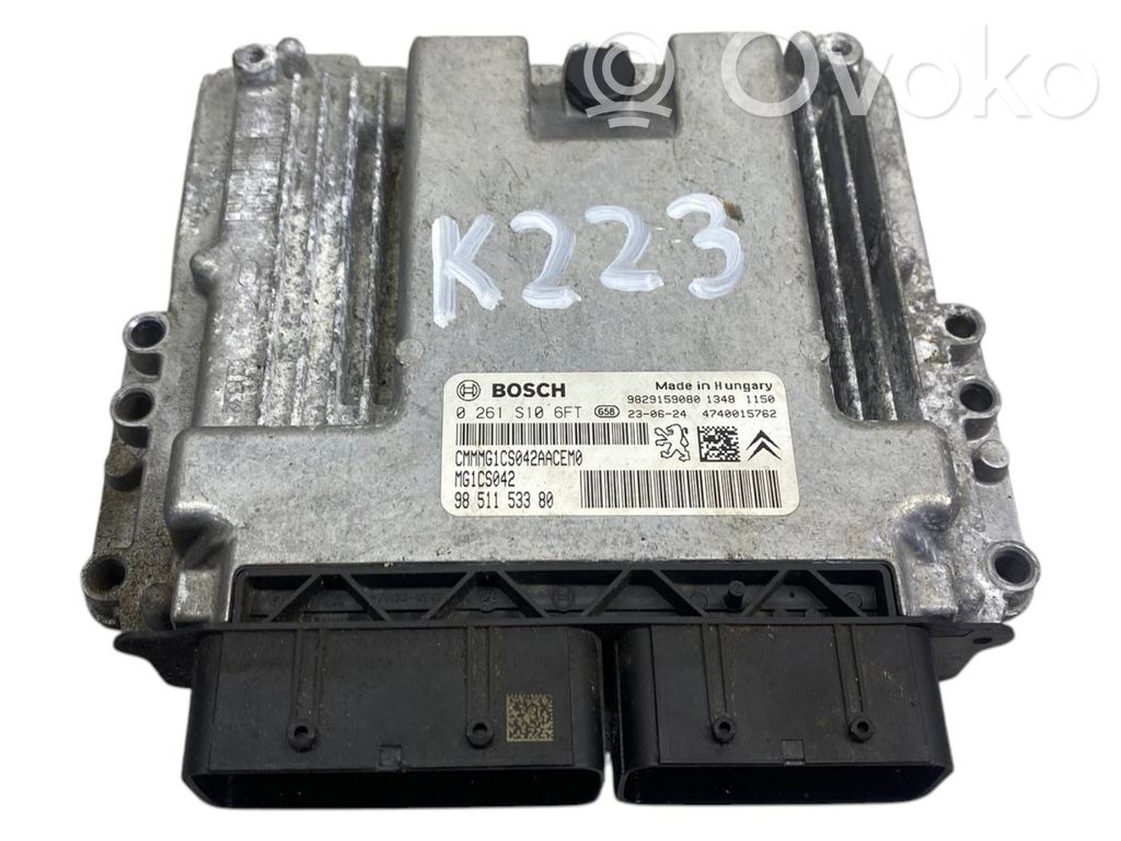 Peugeot 3008 II Engine control unit/module 