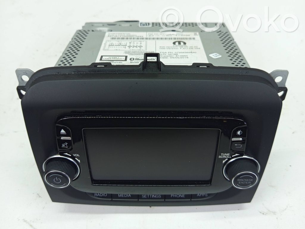 Panel / Radioodtwarzacz CD/DVD/GPS   ACF07356369840,07356369840,10R036626,814950