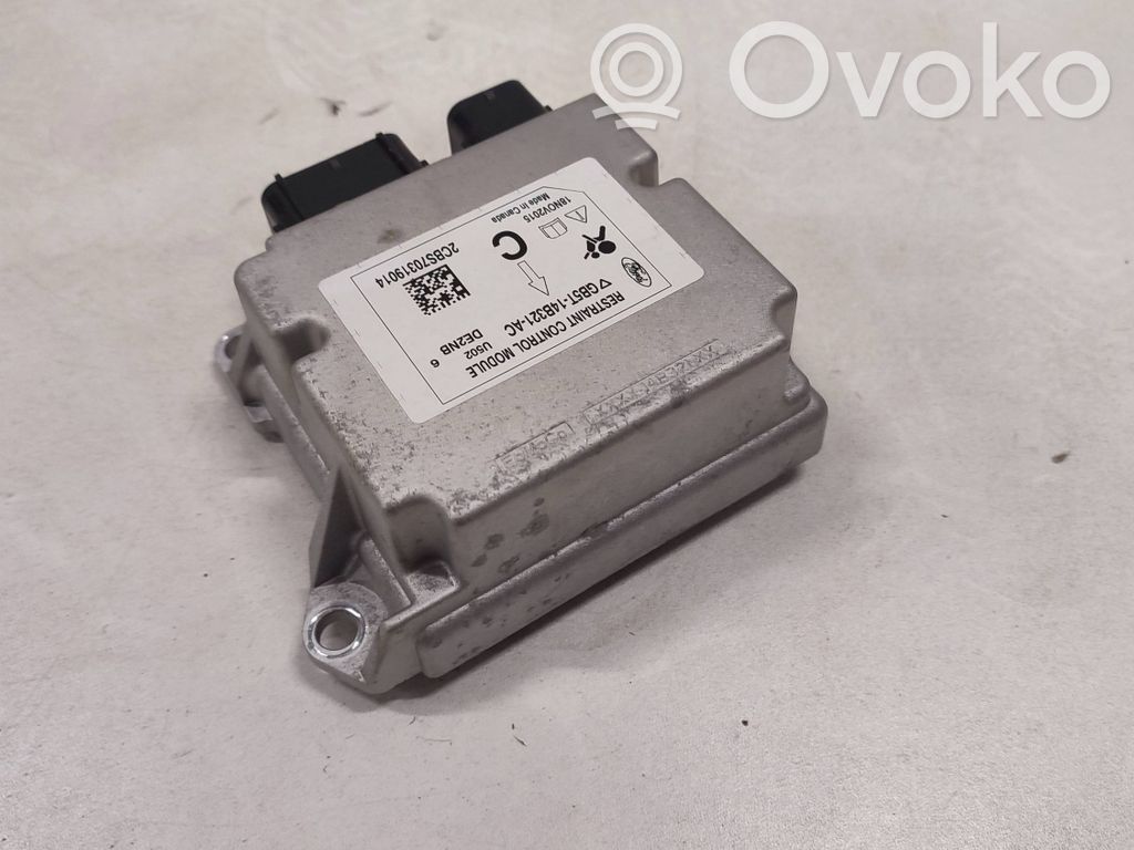 Airbag control unit/module   GB5T14B321AC,18N0V2015,2CES70319014