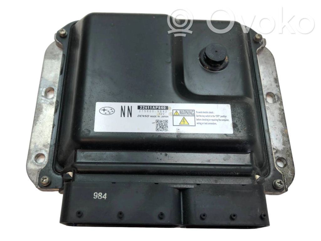 Engine control unit/module   22611AP840,2758009842