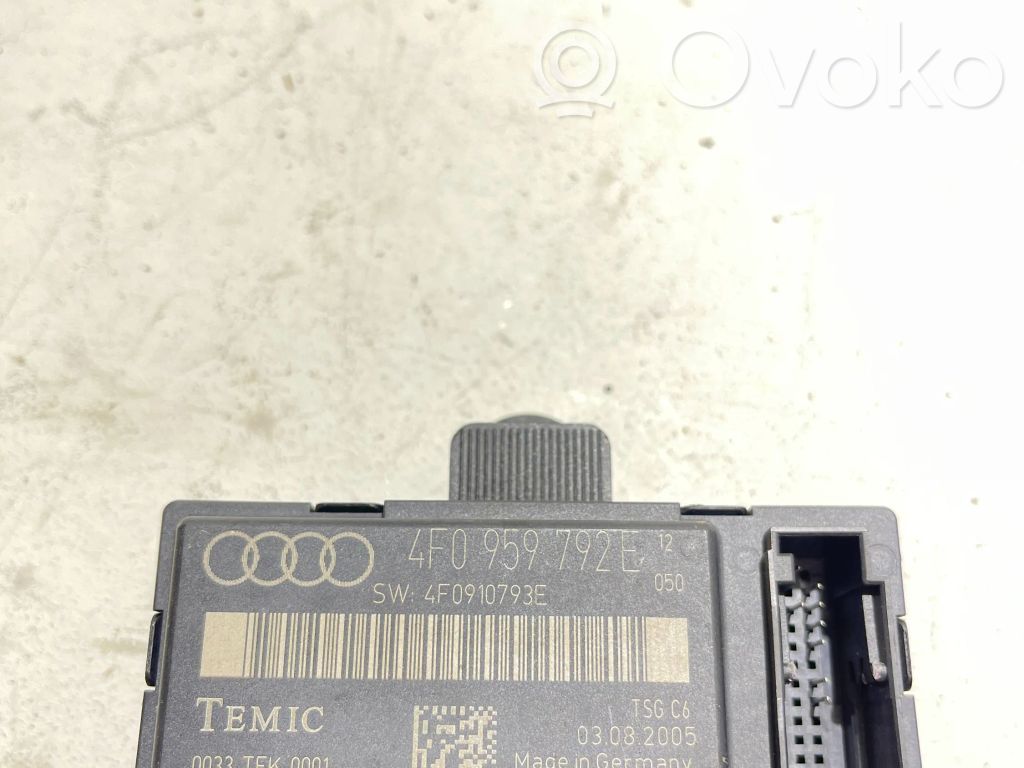 Door control unit/module   4F0959792E,0033TFK0001,4F0910792E